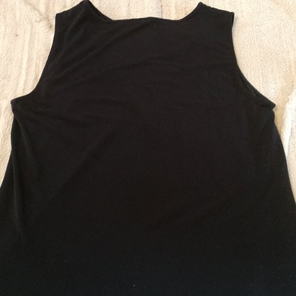 Ann Taylor Navy Yoke Detail Shell - Picture 6 of 6